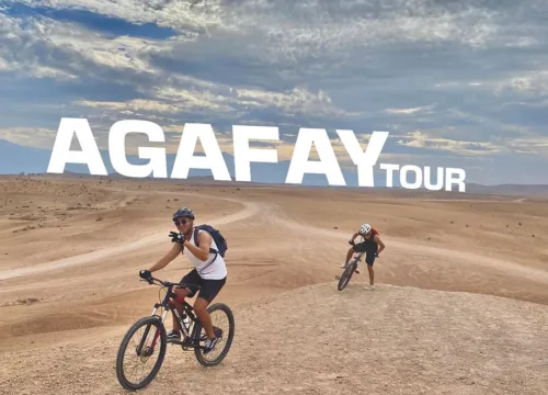 bike tour through the Agafay Desert - Epic ride in morocco