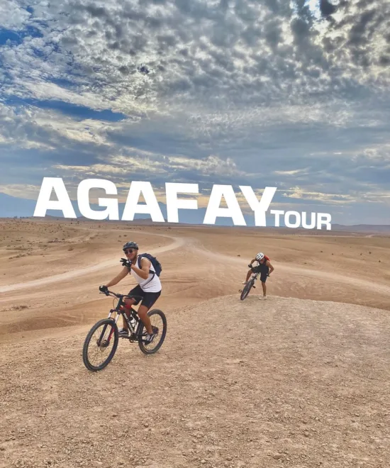 bike tour through the Agafay Desert - Epic ride in morocco